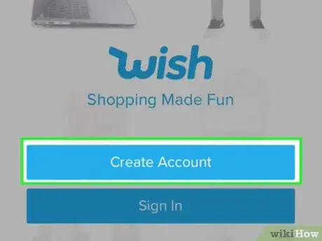 Image titled Use the Wish Shopping Made Fun App on Android Step 2