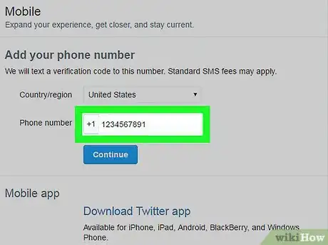 Image titled Add a Phone Number on Twitter on a PC or Mac Step 5