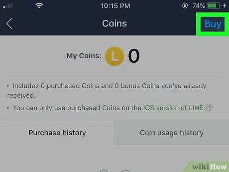 Image titled Get LINE App Coins on iPhone or iPad Step 5