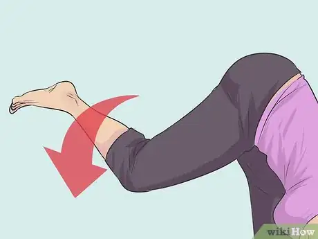 Image titled Do Standing Splits at the Wall in Yoga Step 25