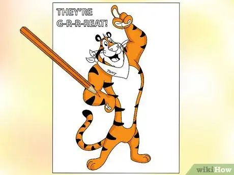Image titled Draw and Color Tony the Tiger Step 12
