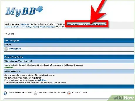 Image titled Create a Forum in MyBB Step 3