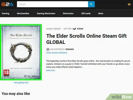 Image titled Get a Mount in Elder Scrolls Online Step 1