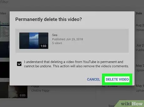 Image titled Take Your Video Off YouTube Step 8