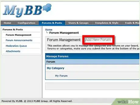 Image titled Create a Forum in MyBB Step 6