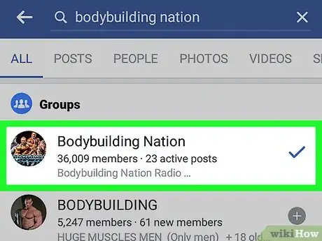 Image titled Post to a Facebook Group on Android Step 4
