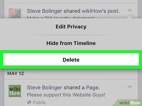 Image titled Delete All Old Facebook Posts on iPhone or iPad Step 8