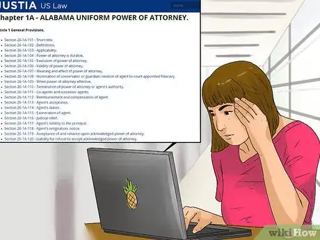 Image titled Get Power of Attorney Form in Alabama Step 1