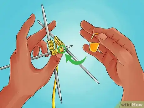 Image titled Knit With Double Pointed Needles Step 6