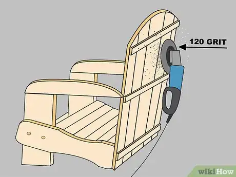 Image titled Build Adirondack Chairs Step 18