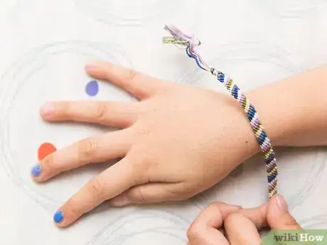 Image titled Make a Candy Stripe Friendship Bracelet Step 15