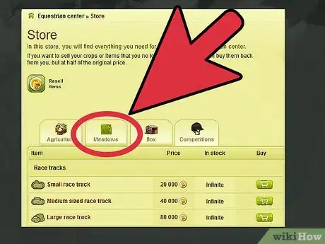 Image titled Start an Equestrian Center on Howrse Step 9