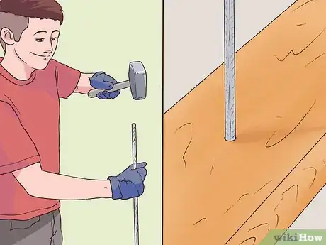 Image titled Build a Strong Retaining Wall with 4x4 Treated Post Step 6