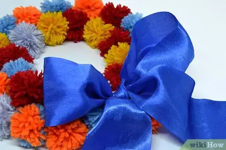 Image titled Make a Pom‐Pom Ball Wreath Step 12