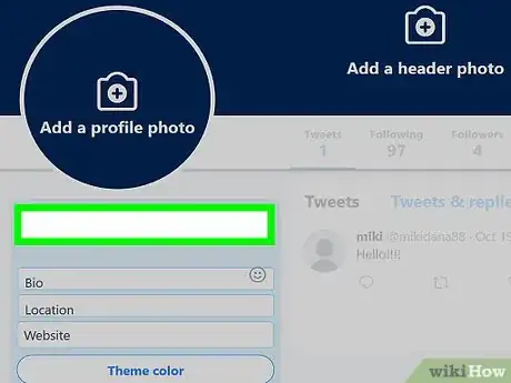 Image titled Change Your Name on Twitter Step 9