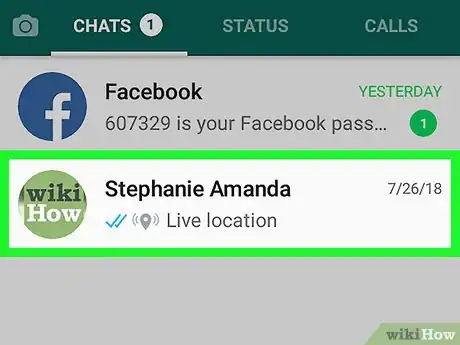 Image titled Find People's Location on WhatsApp on Android Step 2