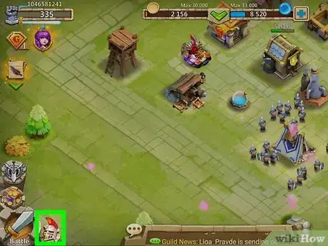 Image titled Collect a Lot of Heroes on Castle Clash Step 1