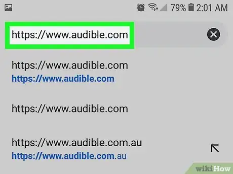Image titled Get Audible Credits on Android Step 1