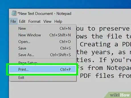 Image titled Convert Text to PDF Step 4