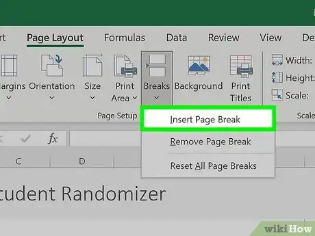 Image titled Set Page Breaks Step 5