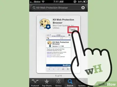 Image titled Protect Your iOS Web Browser with K9 Web Protection Step 3