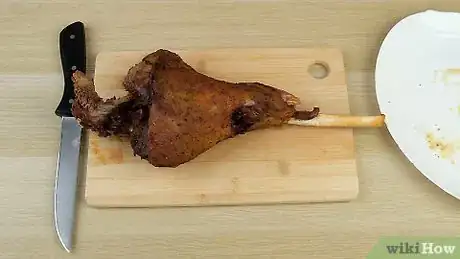 Image titled Carve a Leg of Lamb Step 1
