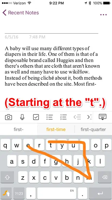 Image titled Use the Swype Keyboard on an iPhone Part 3 C Step 5.png