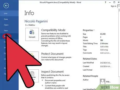 Image titled Save a Document in Rich Text Format Step 3