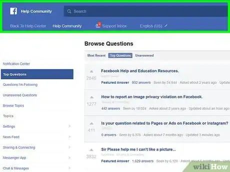 Image titled Contact Facebook Step 14