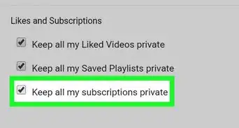 Make YouTube Music Subscriptions Private on Android