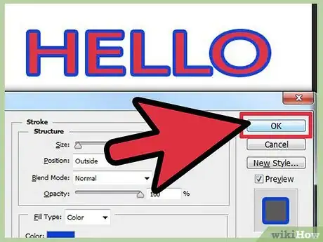 Image titled Add Strokes to Text in Photoshop Step 6