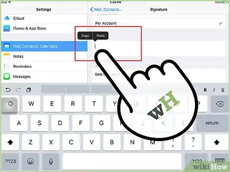 Image titled Change the Email Signature on an iPad Step 20