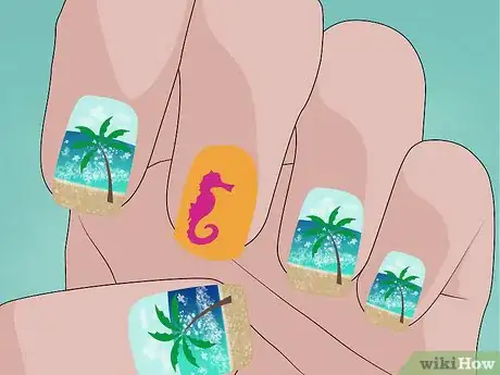Image titled Give Yourself a Beach Inspired Manicure Step 12
