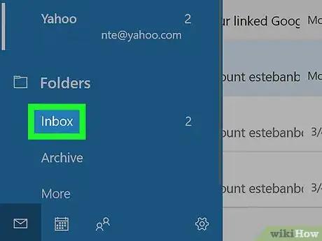 Image titled Delete an Email on PC or Mac Step 2