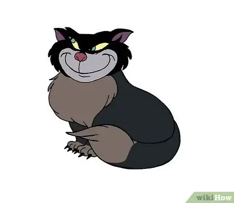 Image titled How to Draw Lucifer from Cinderella Step 7