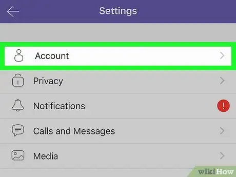 Image titled Delete a Viber Account on iPhone or iPad Step 4