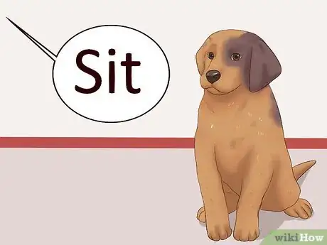 Image titled Teach Your Puppy to Lie Down Step 4