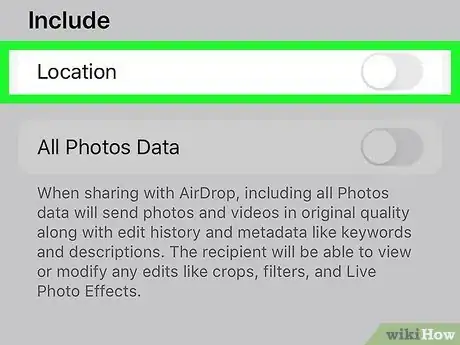 Image titled Remove Location Data from Photos on iPhone Step 5
