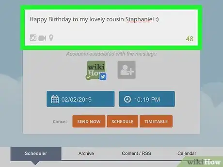 Image titled Schedule Tweets Step 25