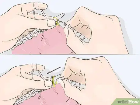 Image titled Knit the Wrap and Turn Short Row Stitch Step 14