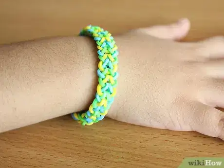 Image titled Make an Inverted Fishtail Bracelet from Rainbow Loom Step 9