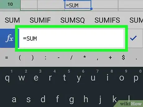 Image titled Total a Column on Google Sheets on Android Step 4