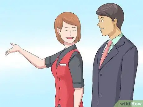 Image titled Behave when Flying First Class Step 2