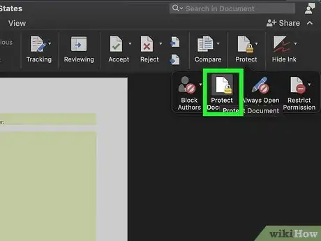 Image titled Password Protect a Document on Mac Step 3