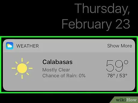 Image titled Get the Weather on Your iPhone's Lock Screen Step 13