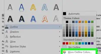 Make Outline Text in Word