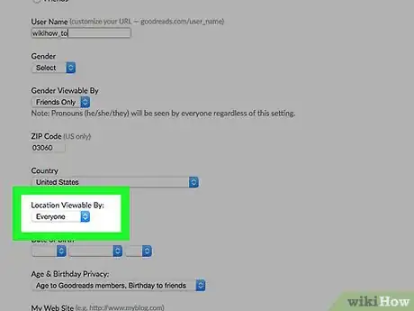 Image titled Manage Your Public Profile Information on Goodreads Step 12