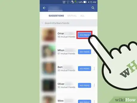 Image titled Get Mutual Friends on Facebook Step 4