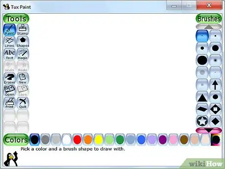 Image titled Color Using Tux Paint Step 1