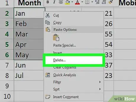 Image titled Delete Rows in Excel on PC or Mac Step 8